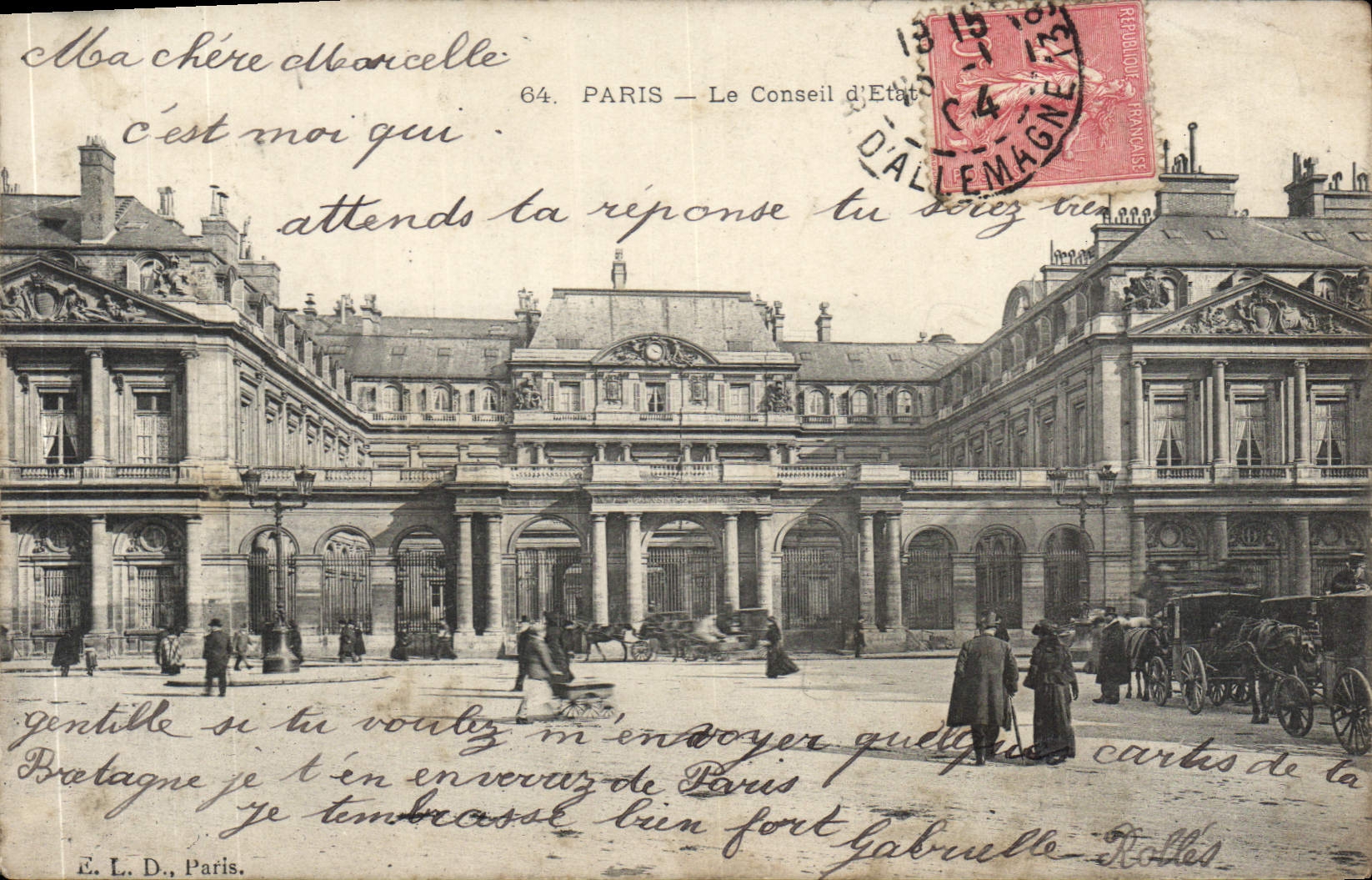 CPA Paris Eglise de la Madeleine 