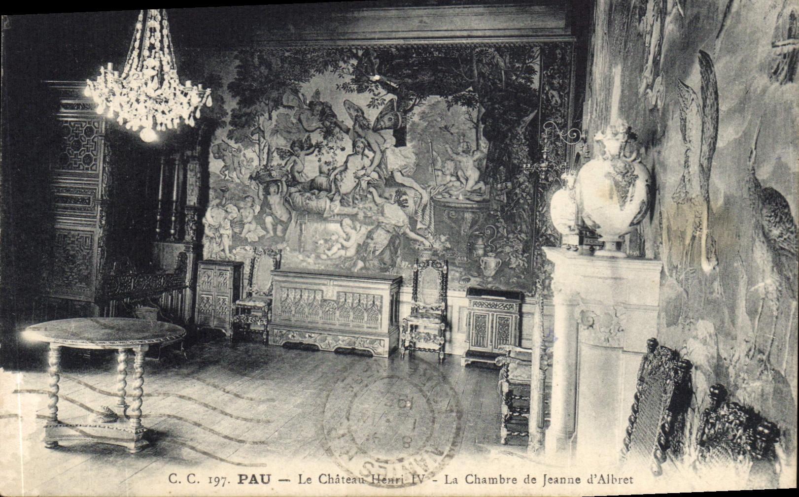 CPA Pau Le Chateau Henri IV La Chambre de Jeanne d'Albret 
