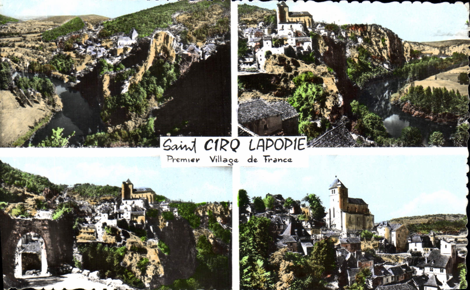 CPA Saint Cirq Ladodie Premier Village de France