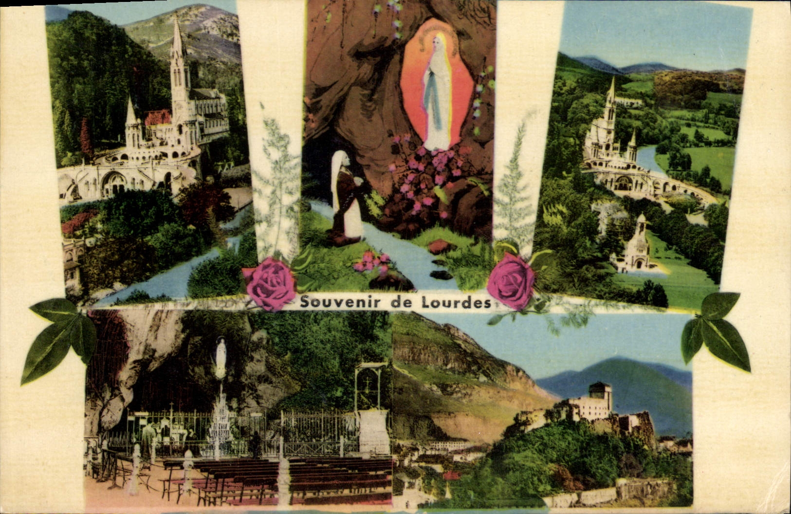 CPA Souvenir de Lourdes 