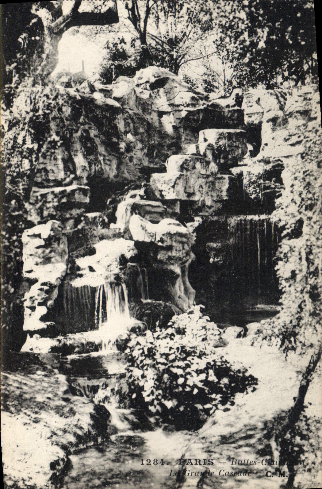 CPA Paris La Grande Cascade Buttes Chaumont