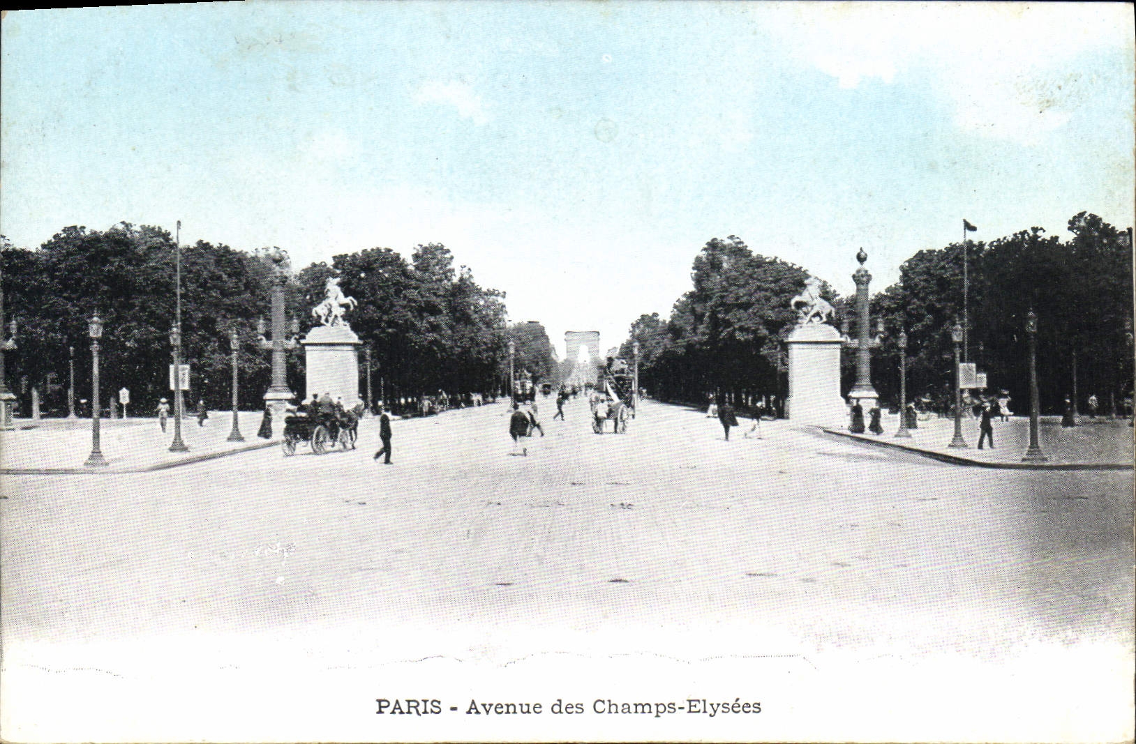 CPA Paris Avenue des Champs Elysees 