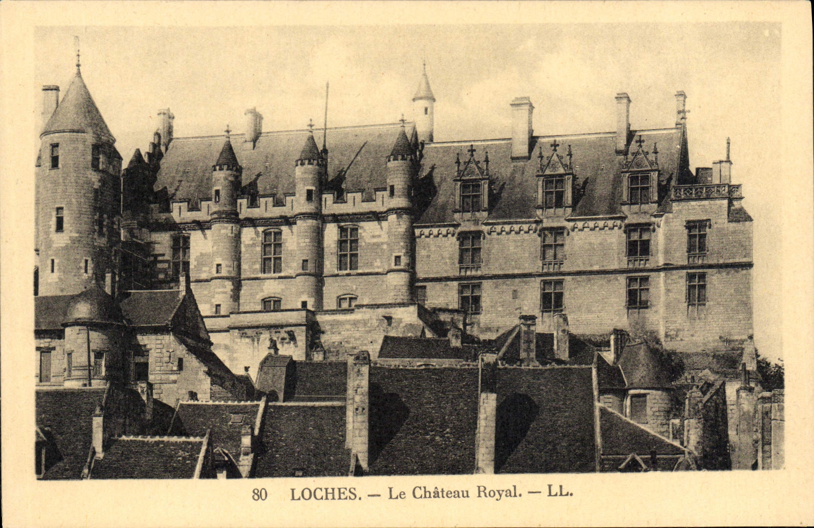 CPA Loches Le Chateau Royal 