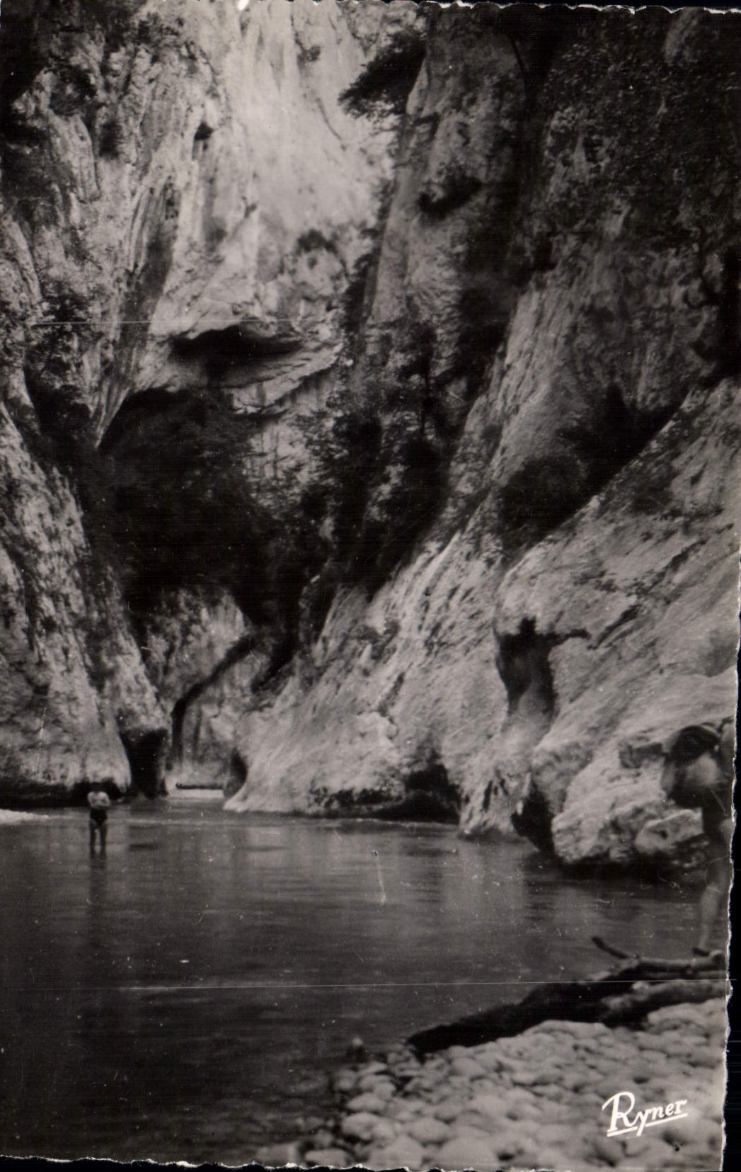 CPA Les Gorges du Verdon Passage des Hautes Rallingues 