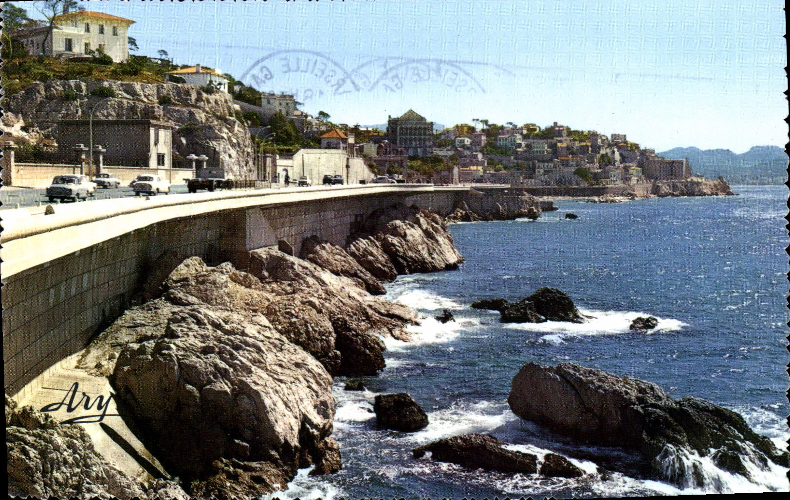 CPA Marseille Nouvelle Promenade de la Corniche le Prophete