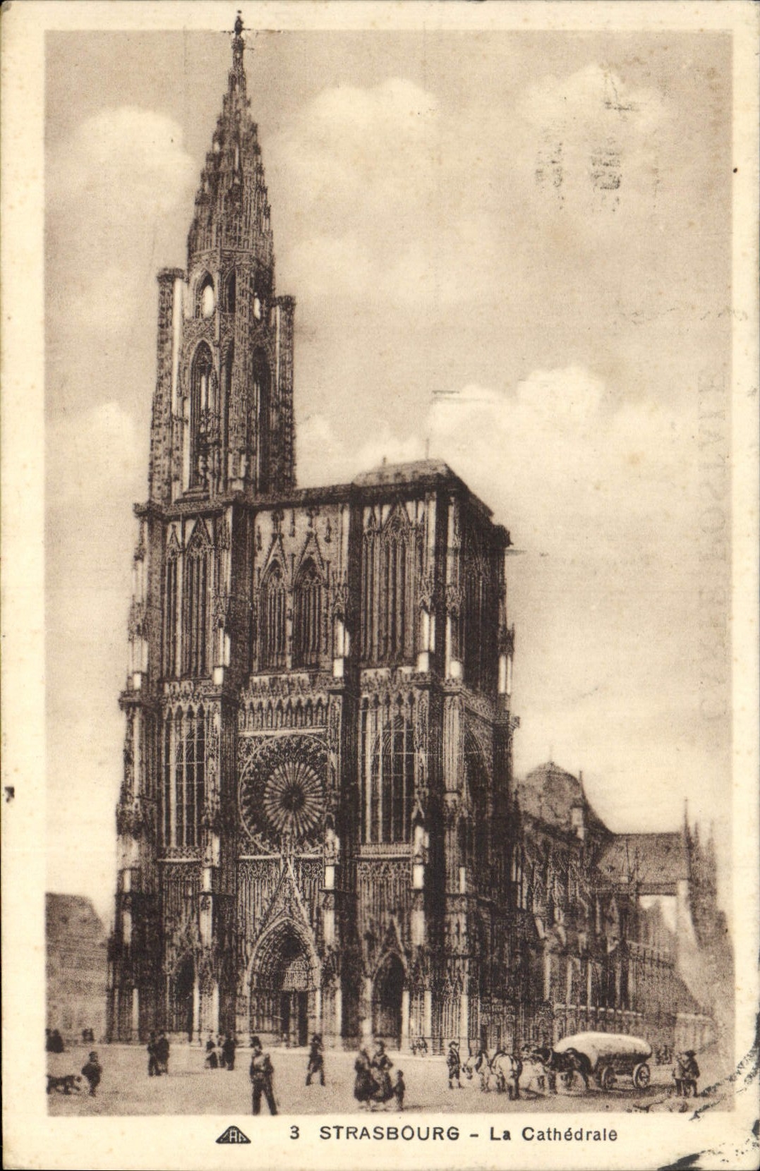 CPA Strasbourg La Cathedrale 