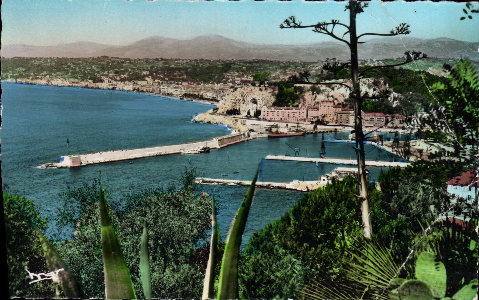 CPA La Cote d'Azur Nice L'Entree du Port 