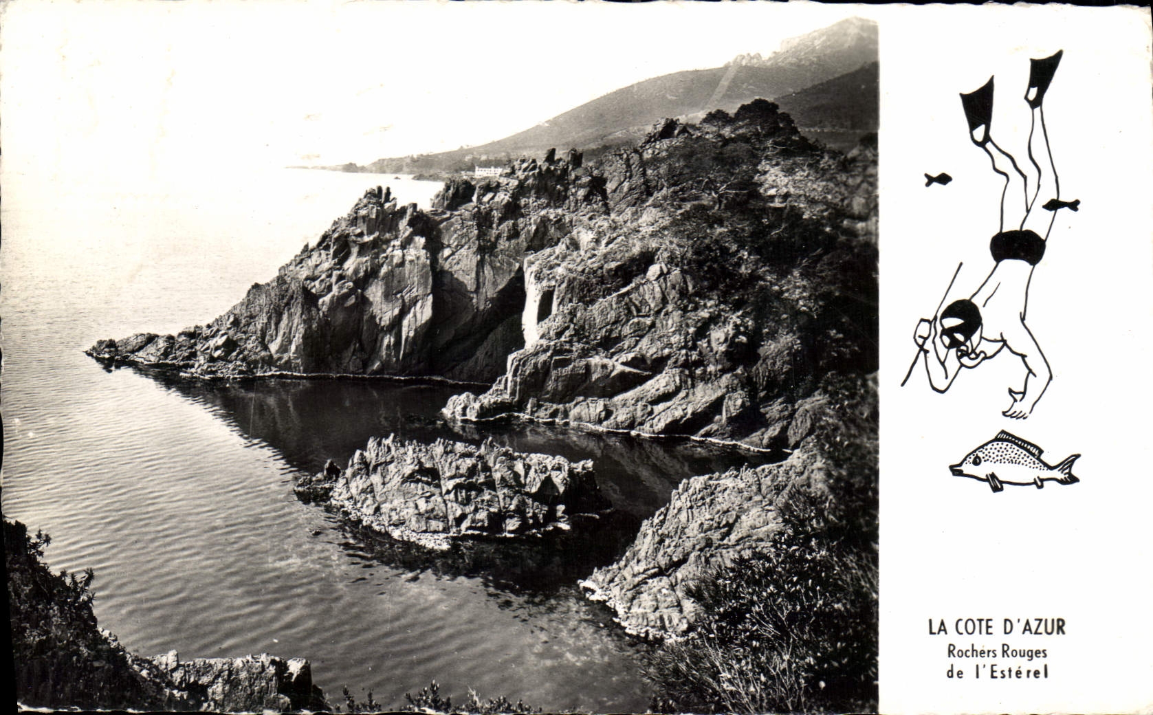 CPA La Cote d'Azur Rochers Rouges de l'Esterel 