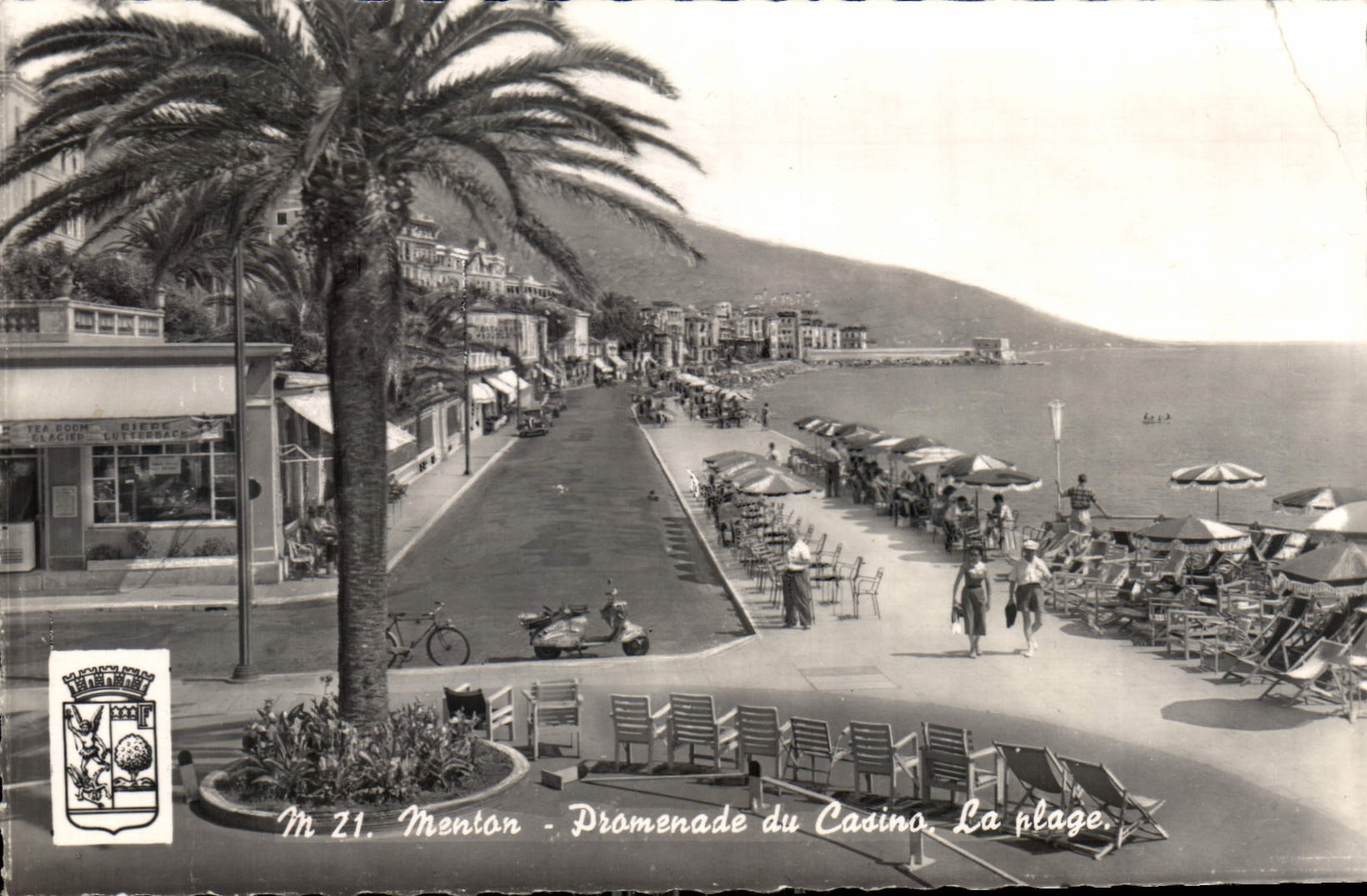 CPA Menton Promenade du Casino La Plage 