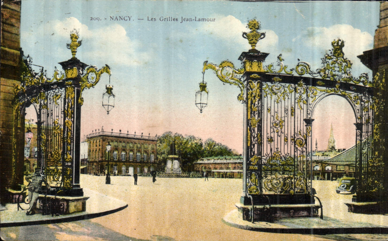 CPA Nancy Les Grilles Jean Lamour 