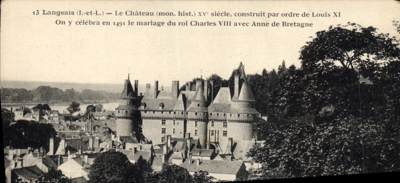 CPA Langeais Le Chateau XV siecle construit par ordre de Louis XI 