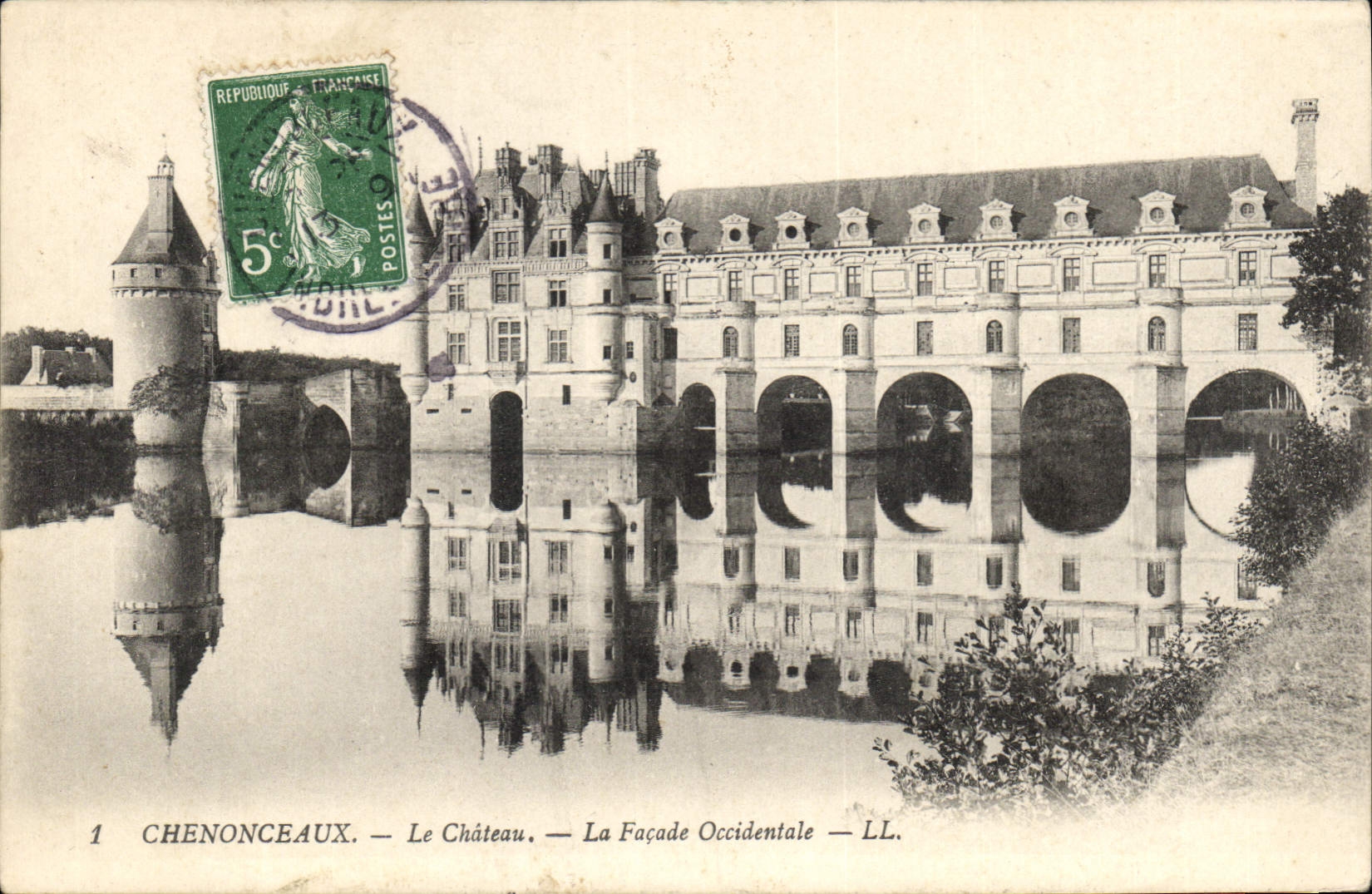 CPA Chenonceaux Le Chateau La Facade Occidentale 