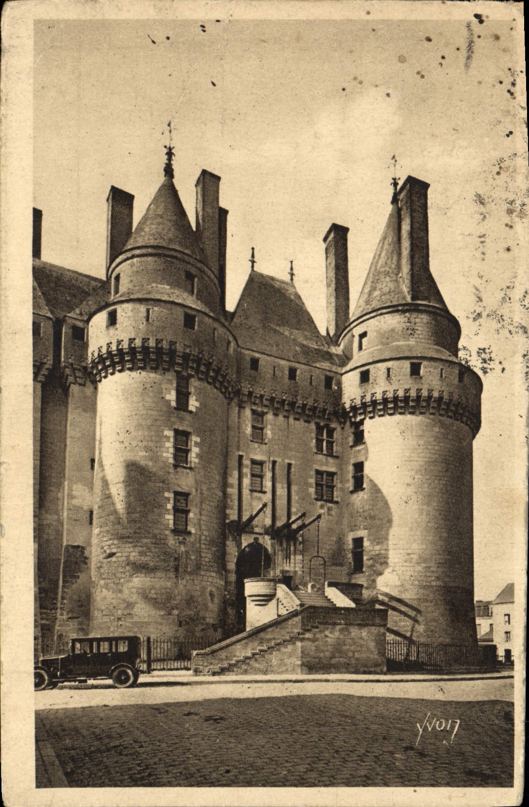 CPA Chateaux de la Loire Chateau de Langeais Indre et Loire 