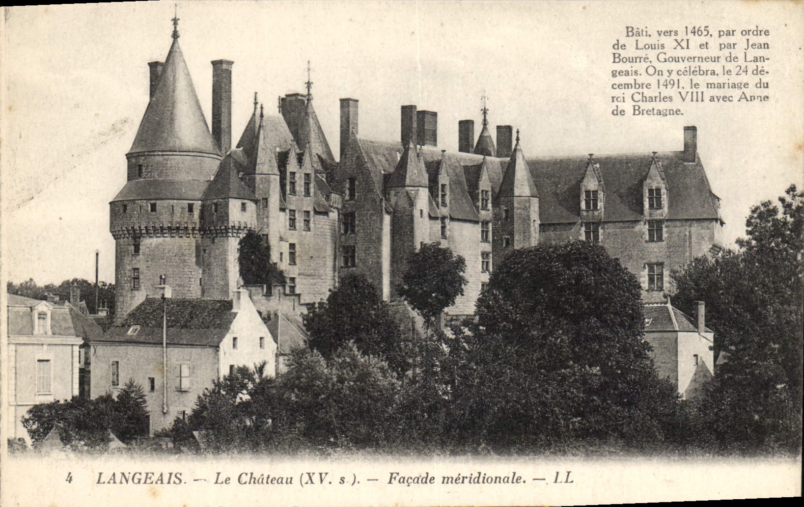 CPA Langeais Le Chateau Facade meridionale 