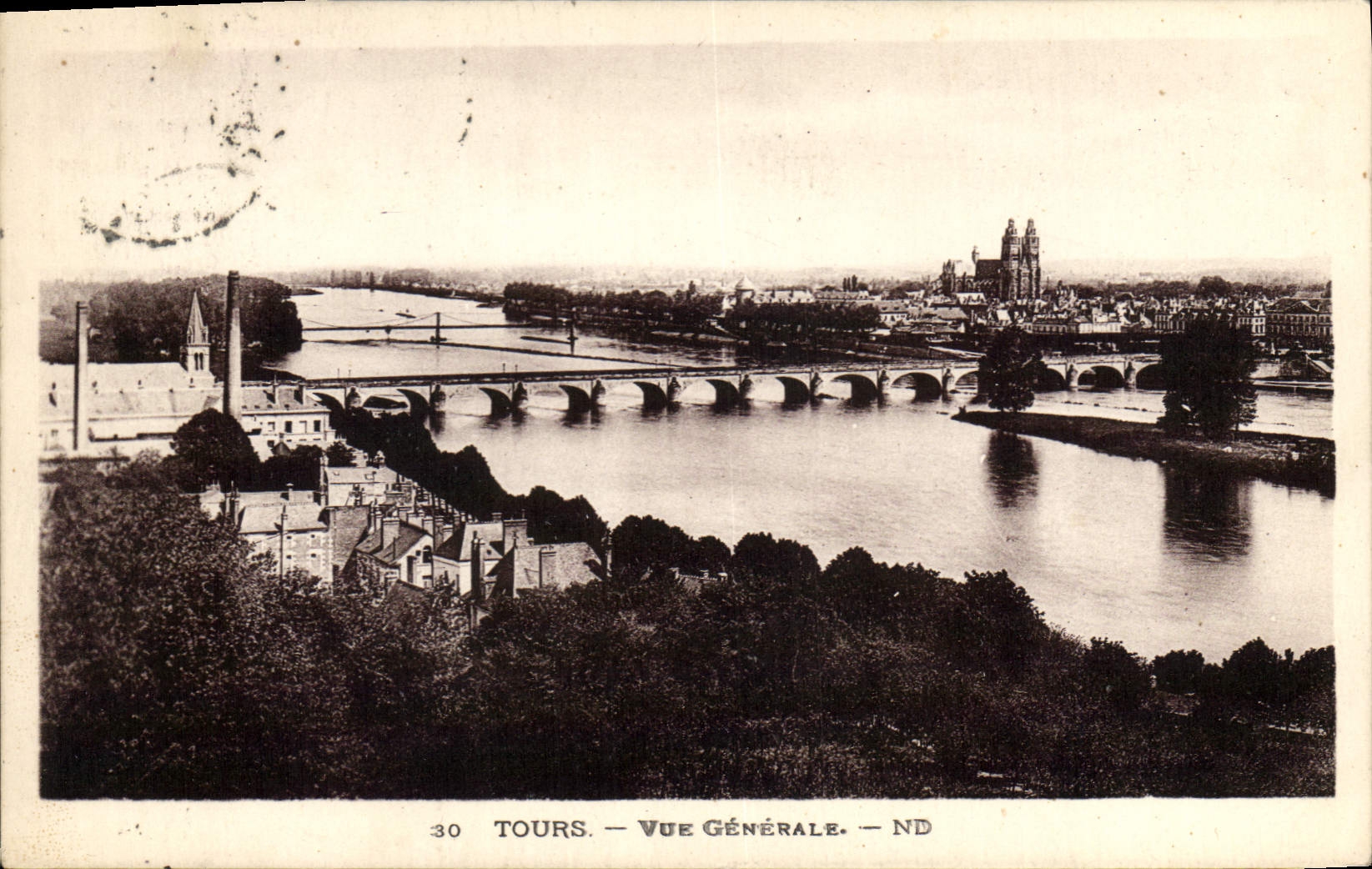 CPA Tours Vue Generale 