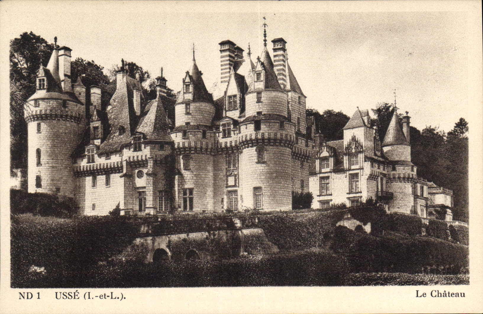 CPA Usse I et L Le Chateau 