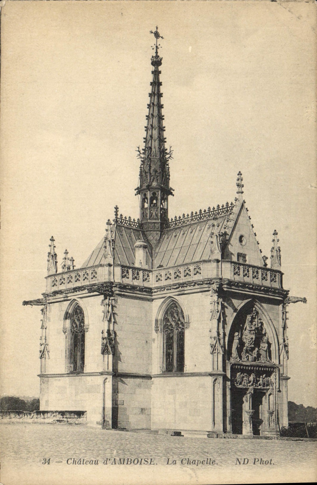 CPA Chateau d'Amboise La Chapelle 