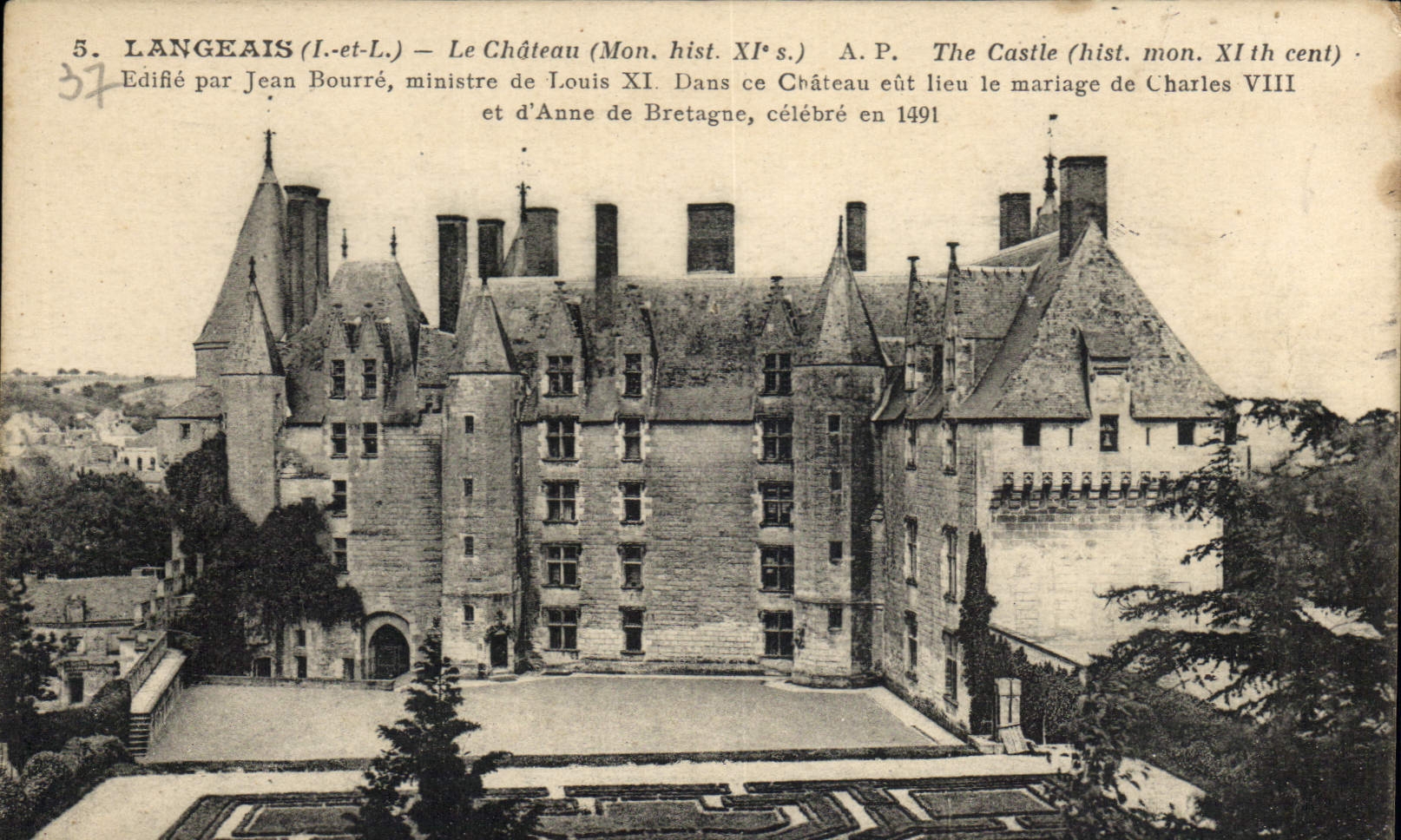 CPA Langeais Le Chateau 
