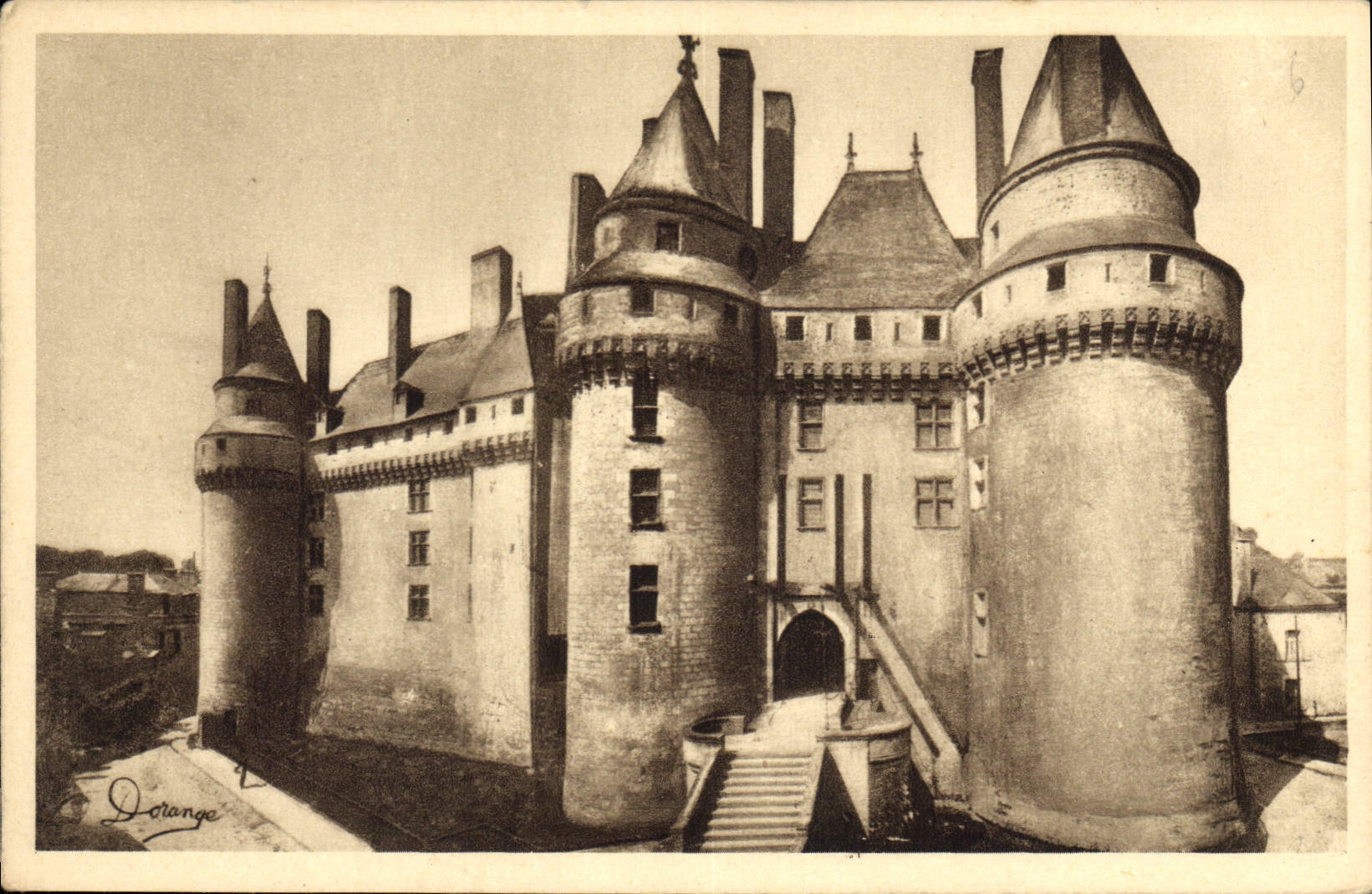 CPA Langeais Le Chateau ou fut celebre en 1491 le mariage du roi Charles VIII avec Anne de Bretagne 
