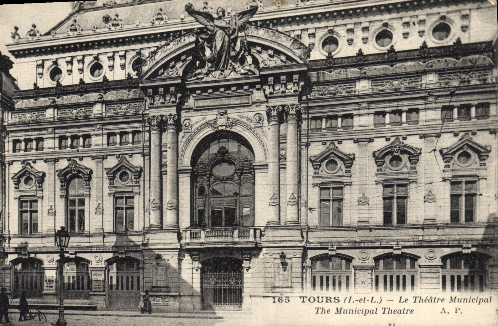 CPA Tours Le Theatre Municipal 