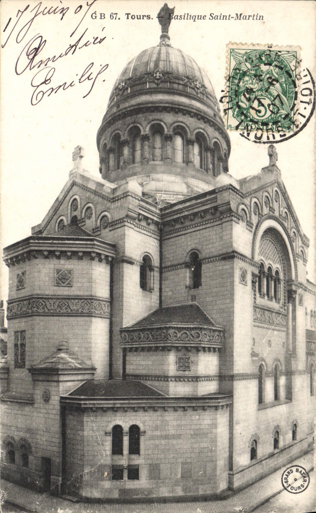 CPA Tours Basilique Saint Martin 