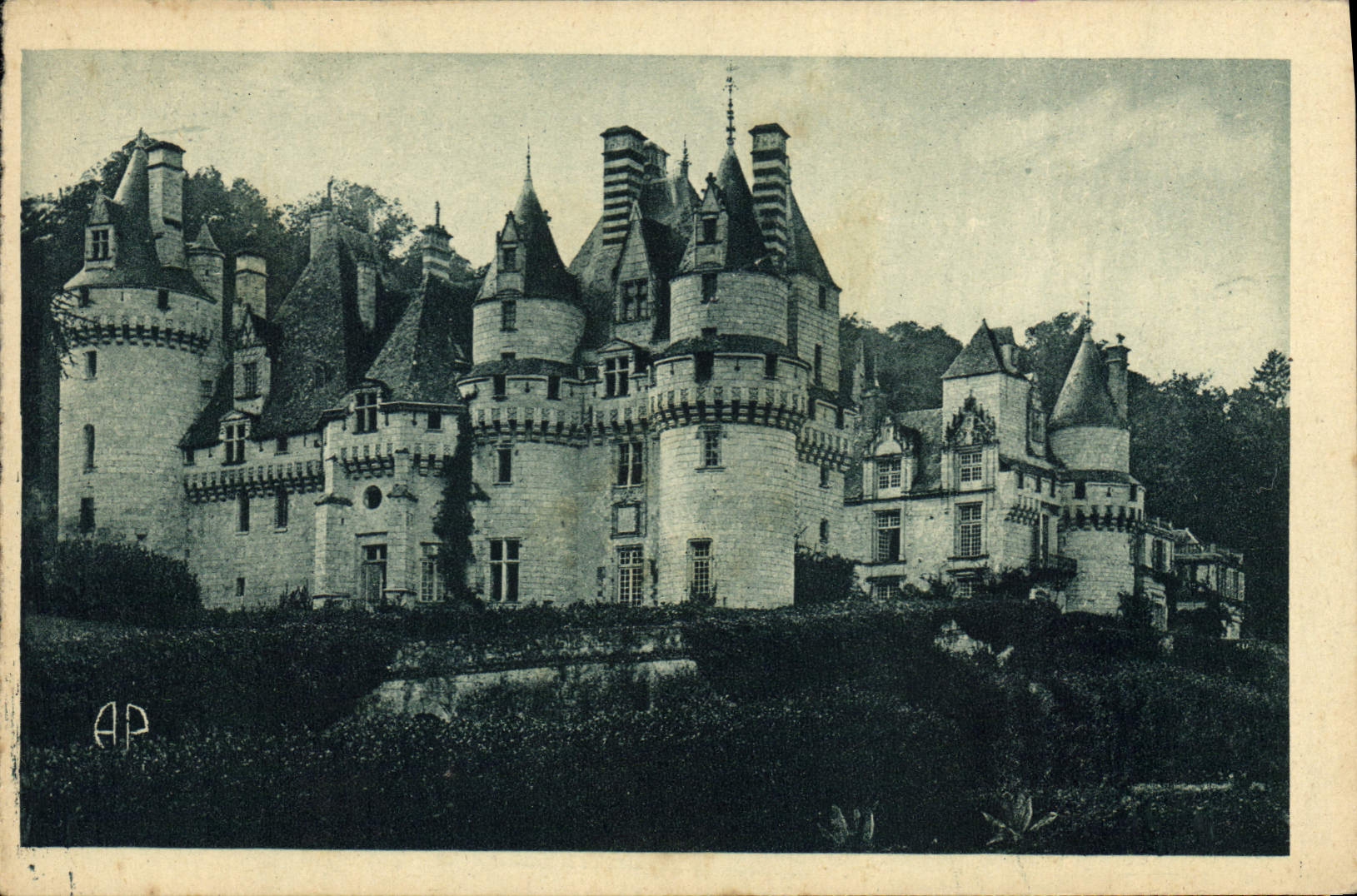 CPA Usse Le Chateau Vue d'ensemble 