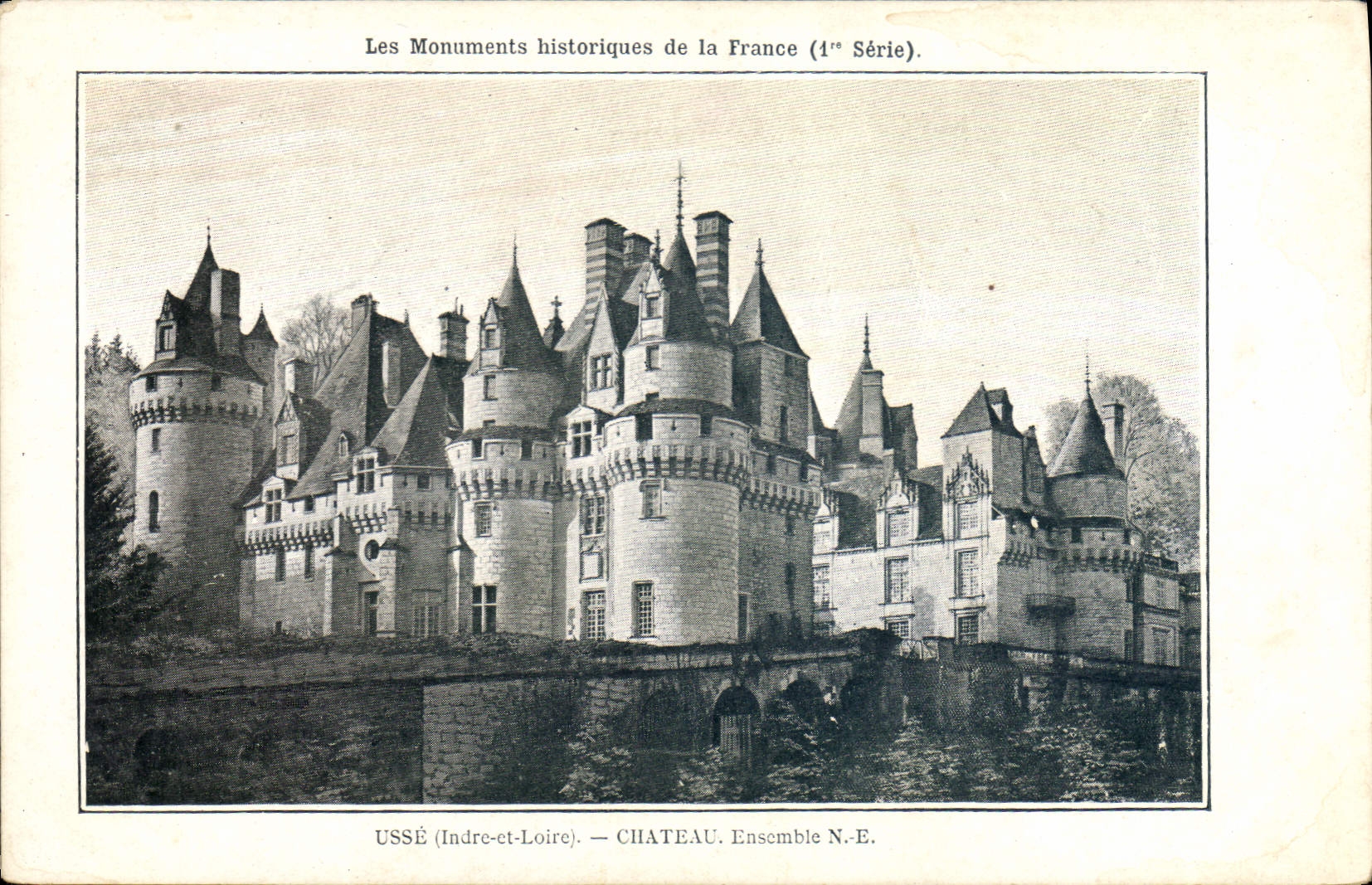 CPA Usse Indre et Loire Chateau Ensemble NE