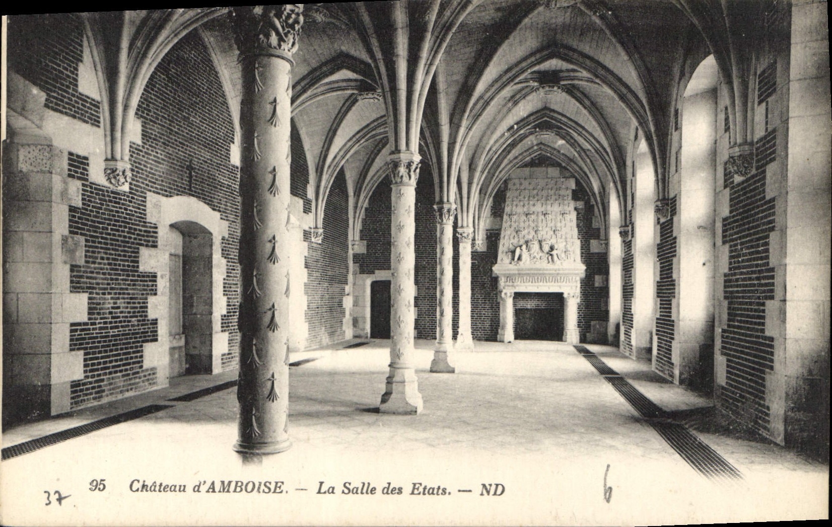 CPA Chateau d'Amboise La Salle des Etats 