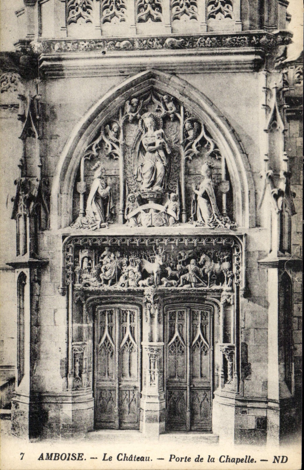 CPA Amboise Le Chateau Porte de la Chapelle 