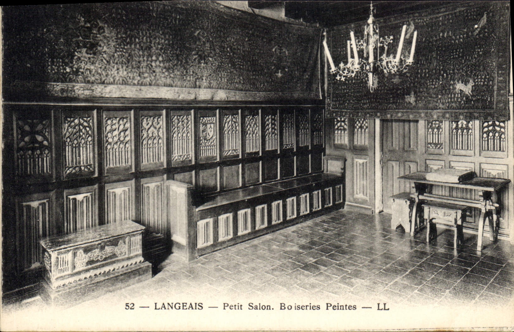 CPA Langeais Petit Salon 