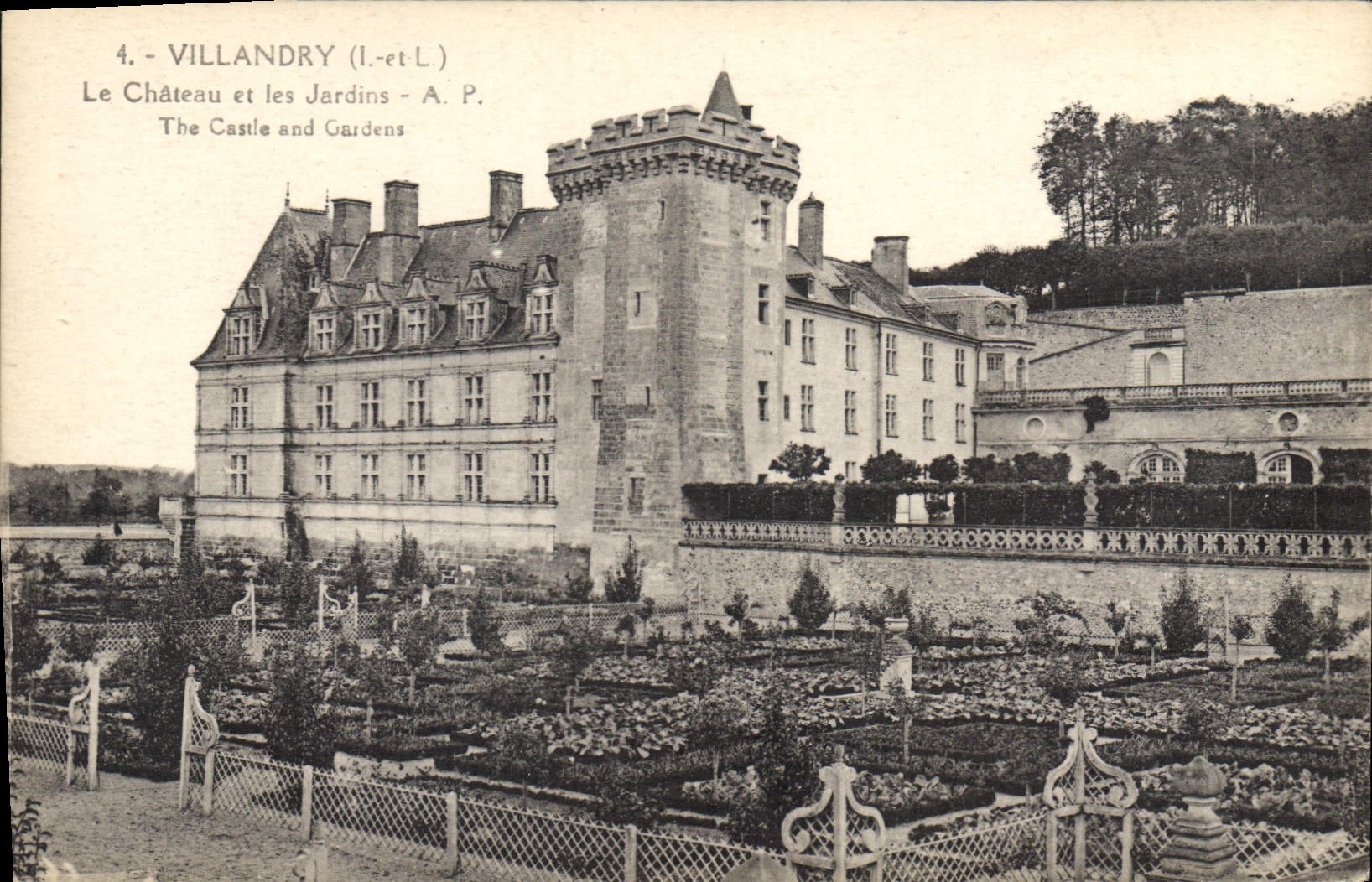 CPA Villandry Le Chateau et les Jardins 