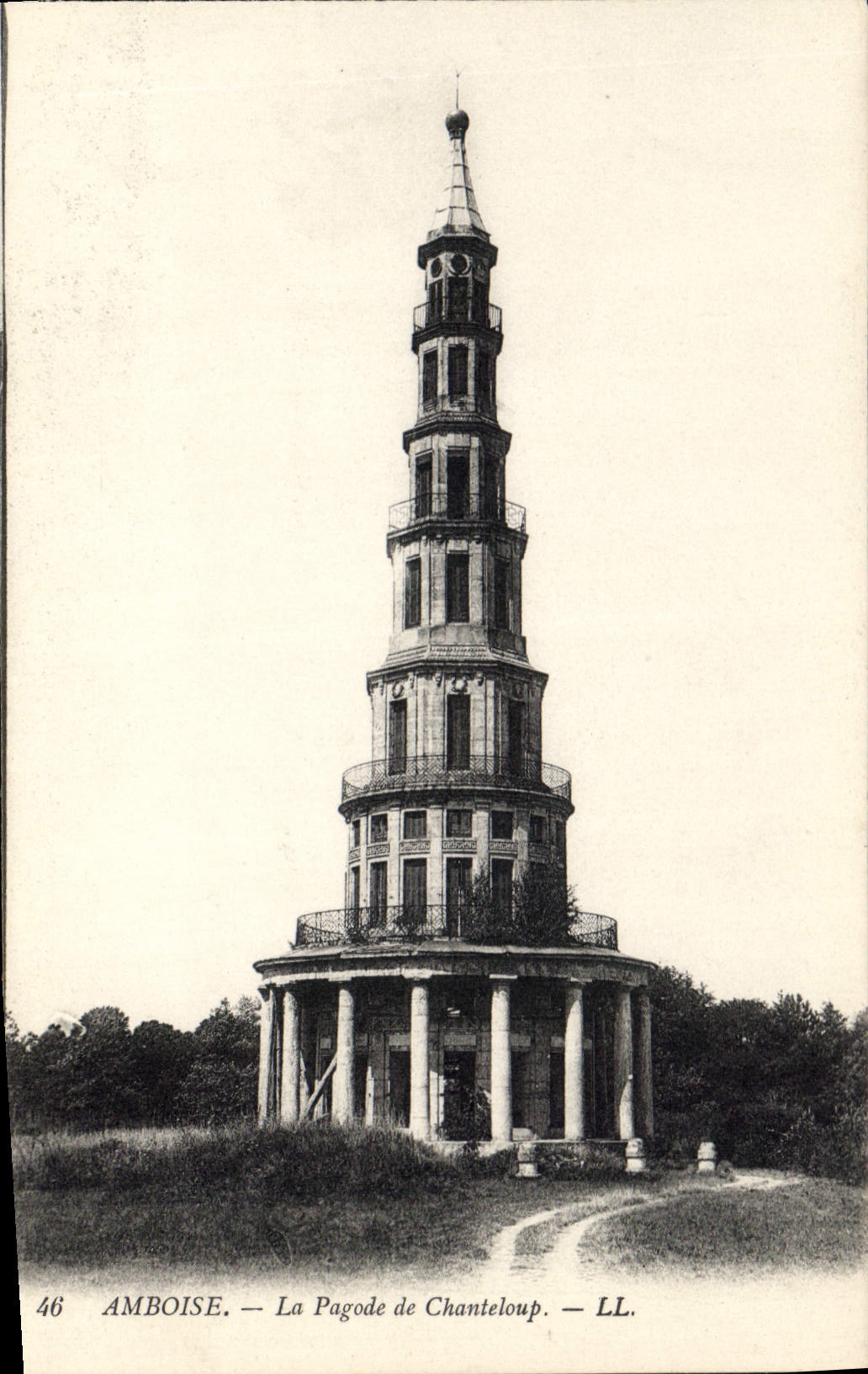 CPA Amboise La Pagode de Chanteloup 