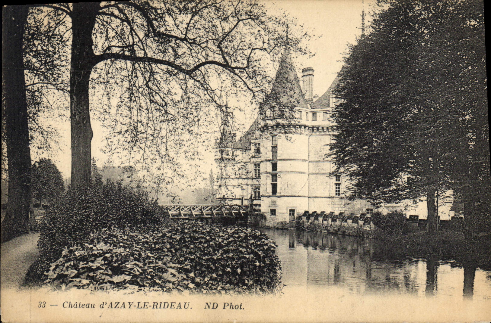 CPA Chateau d'Azay le Rideau 