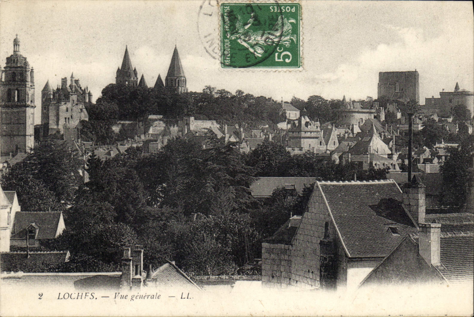 CPA Loches Vue generale 