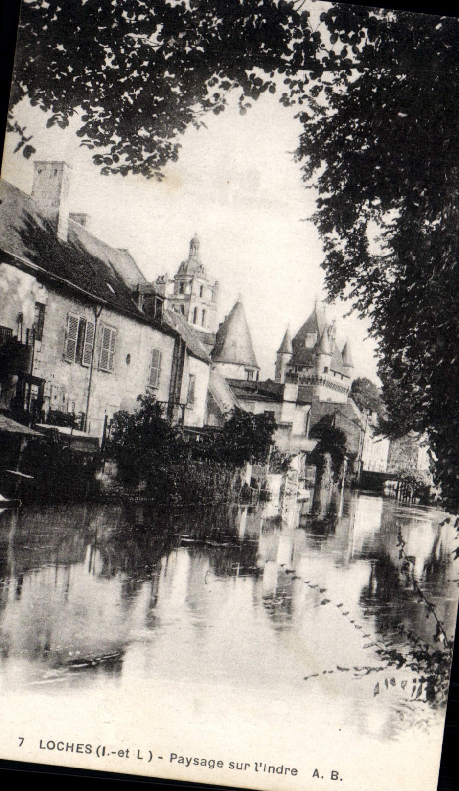 CPA Loches Paysage sur l'Indre 