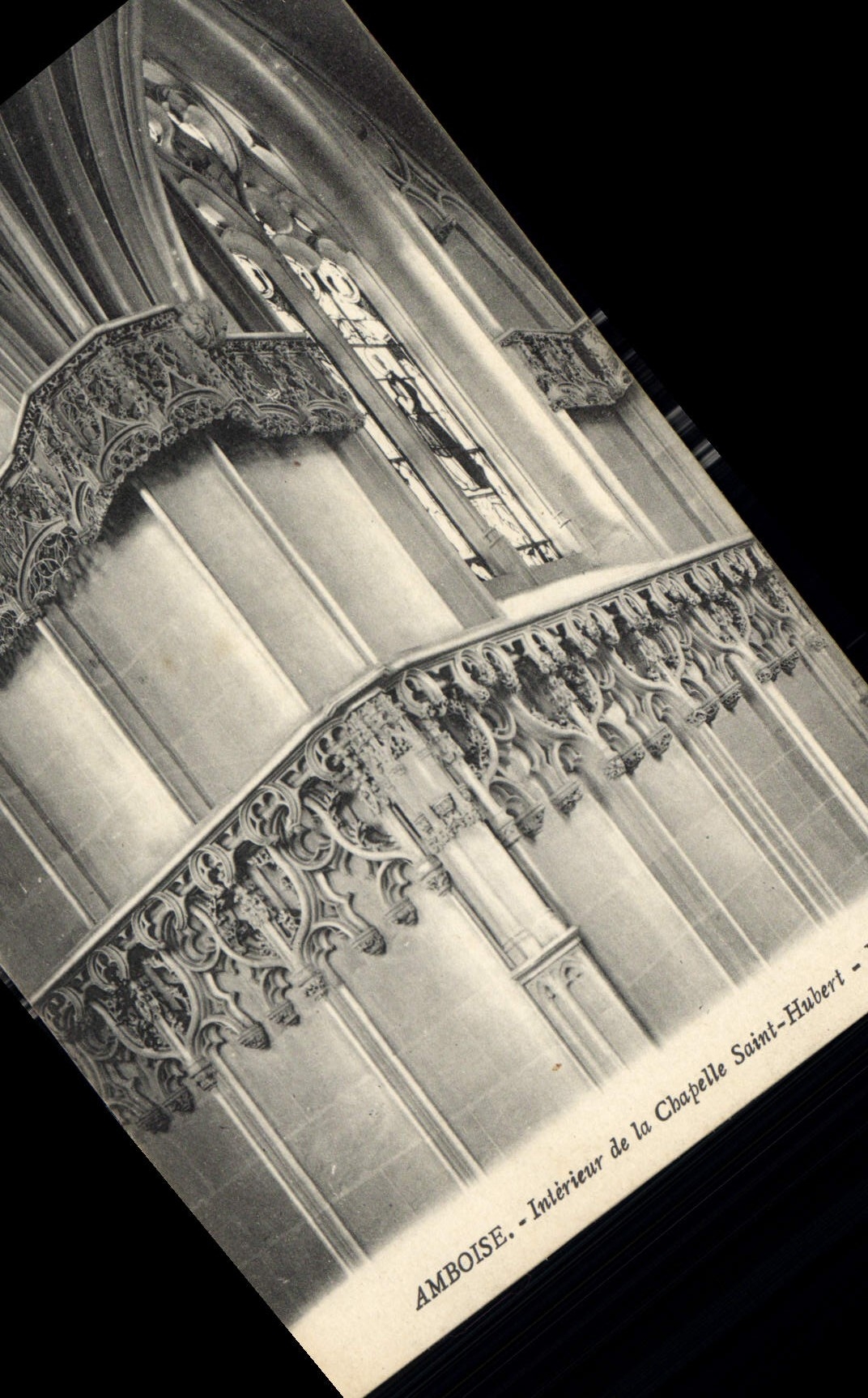 CPA Amboise Interieur de la Chapelle Saint Hubert 