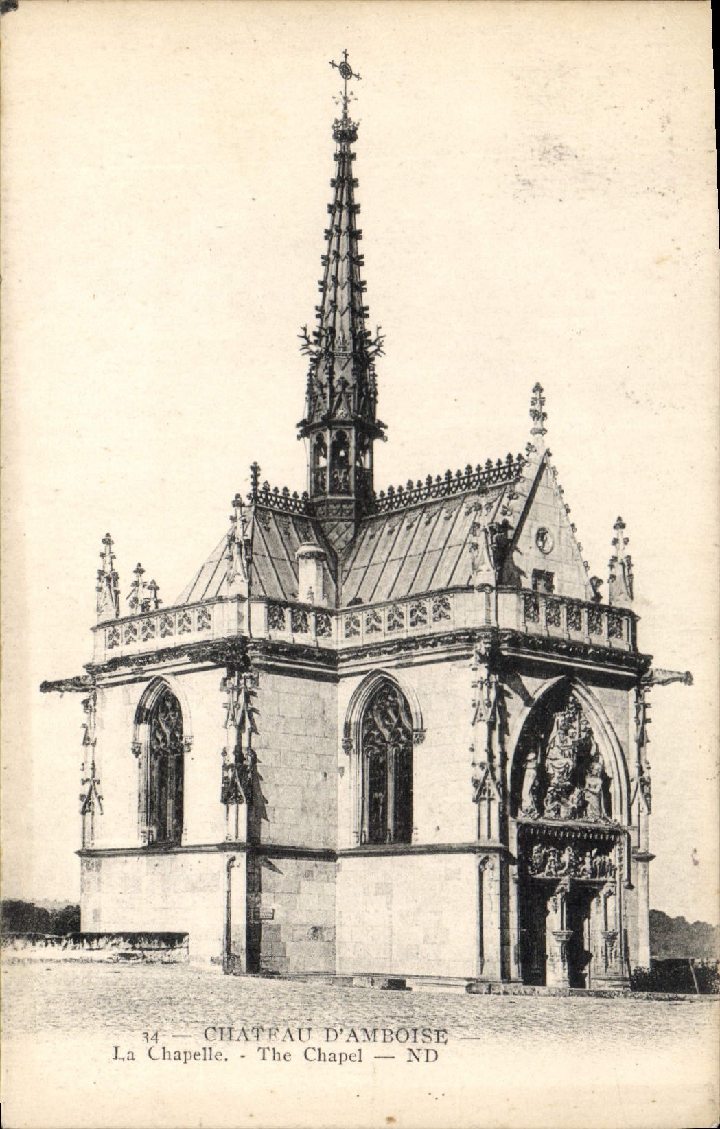 CPA Chateau d'Amboise La Chapelle 