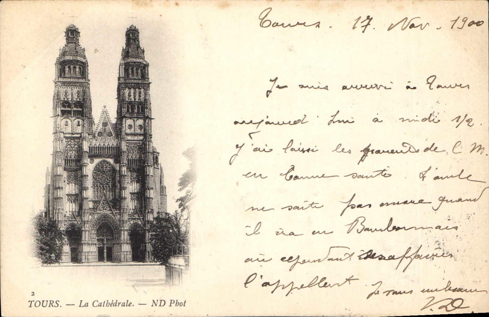 CPA Tours La Cathedrale 
