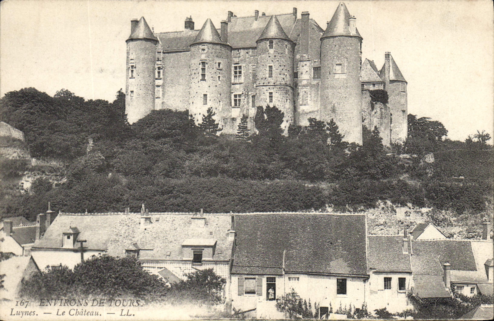 CPA Environs de Tours Luynes Le Chateau 