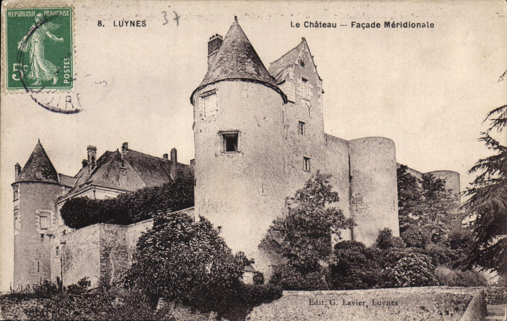 CPA Loches Le Chateau Facade Meridionale