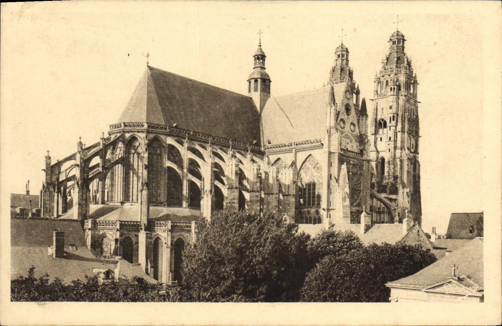CPA Tours La Cathedrale St Gatien 