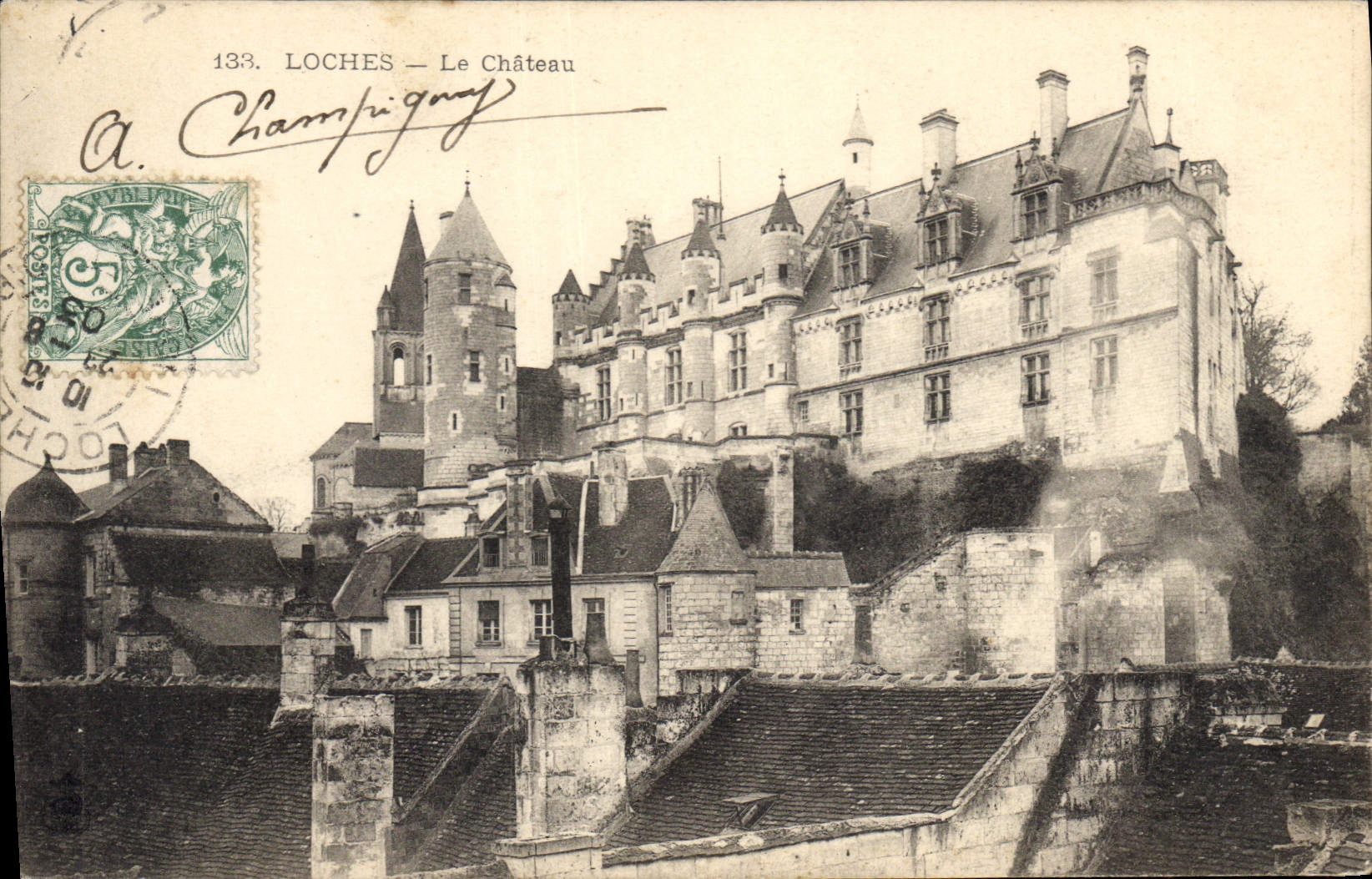 CPA Loches Le Chateau 