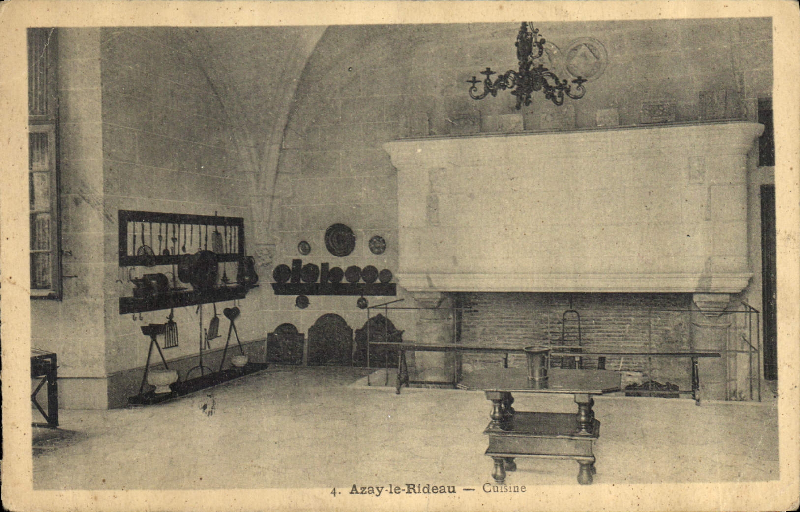 CPA Azay le Rideau Cuisine