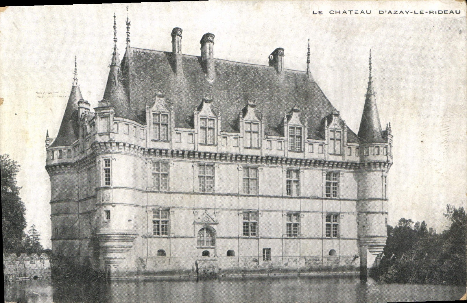 CPA Le Chateau d'Azay Le Rideau 