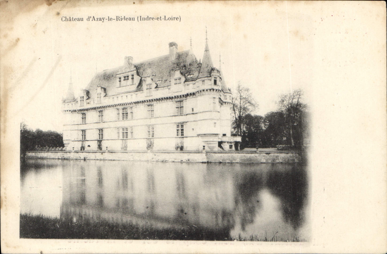 CPA Chateau d'Azay le Rideau Indre et Loire 
