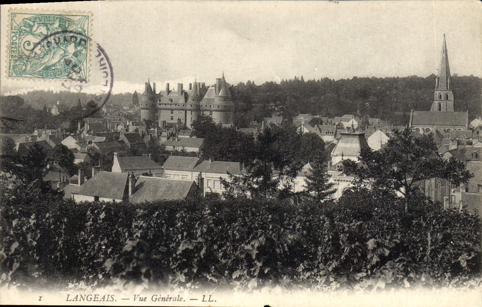 CPA Langeais Vue Generale 