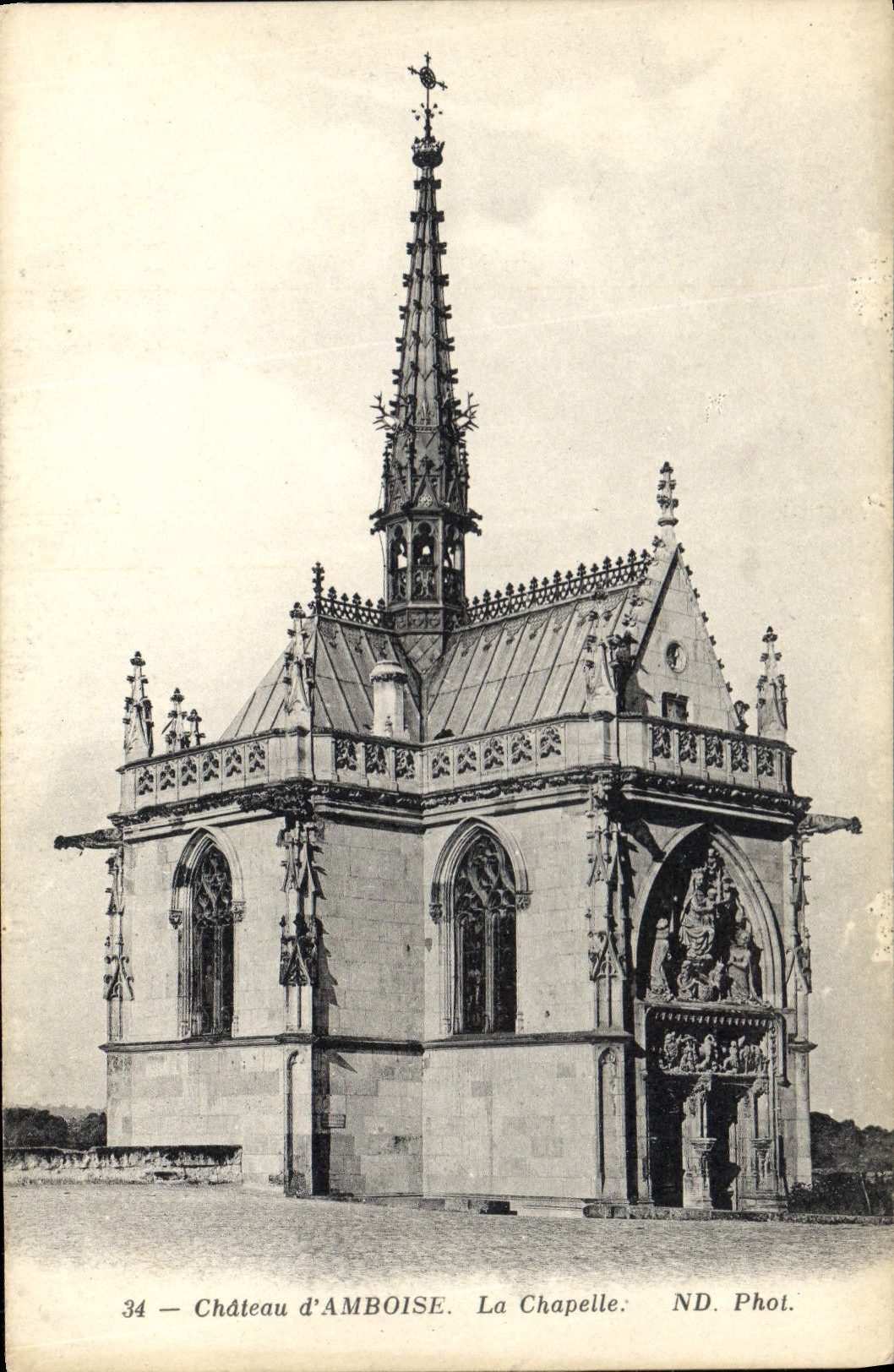 CPA Chateau d'Amboise La Chapelle 