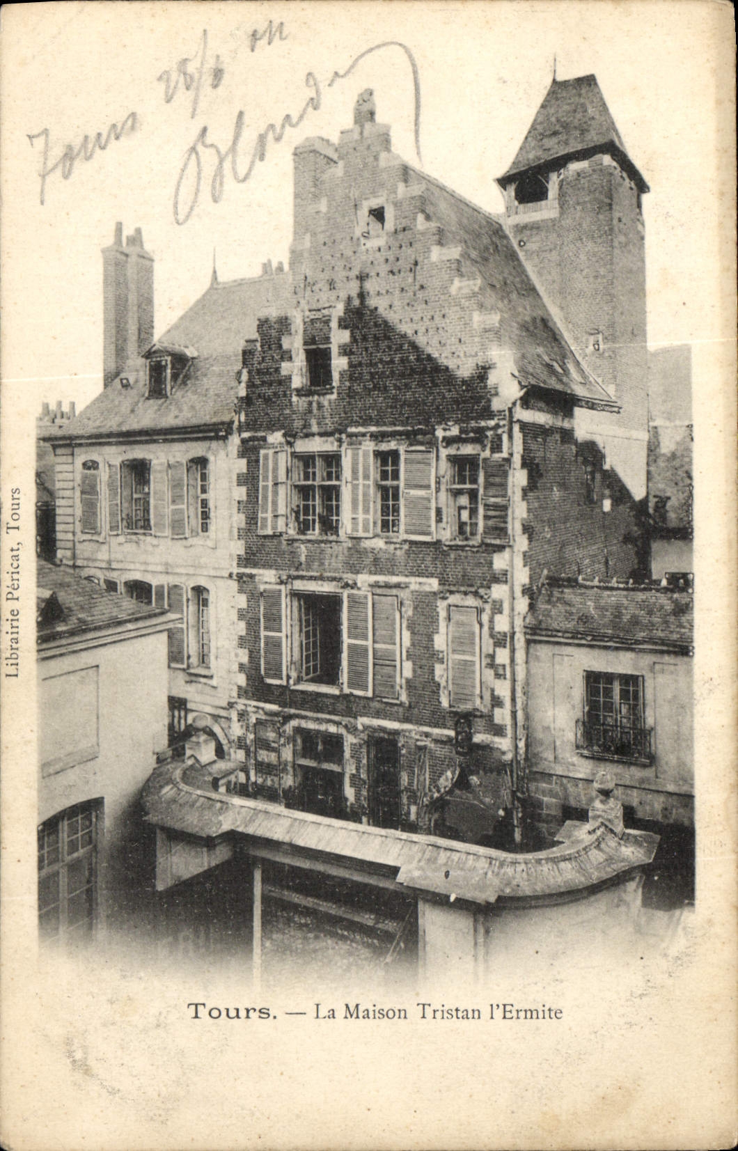 CPA Tours la Maison Tristan l'Ermite 