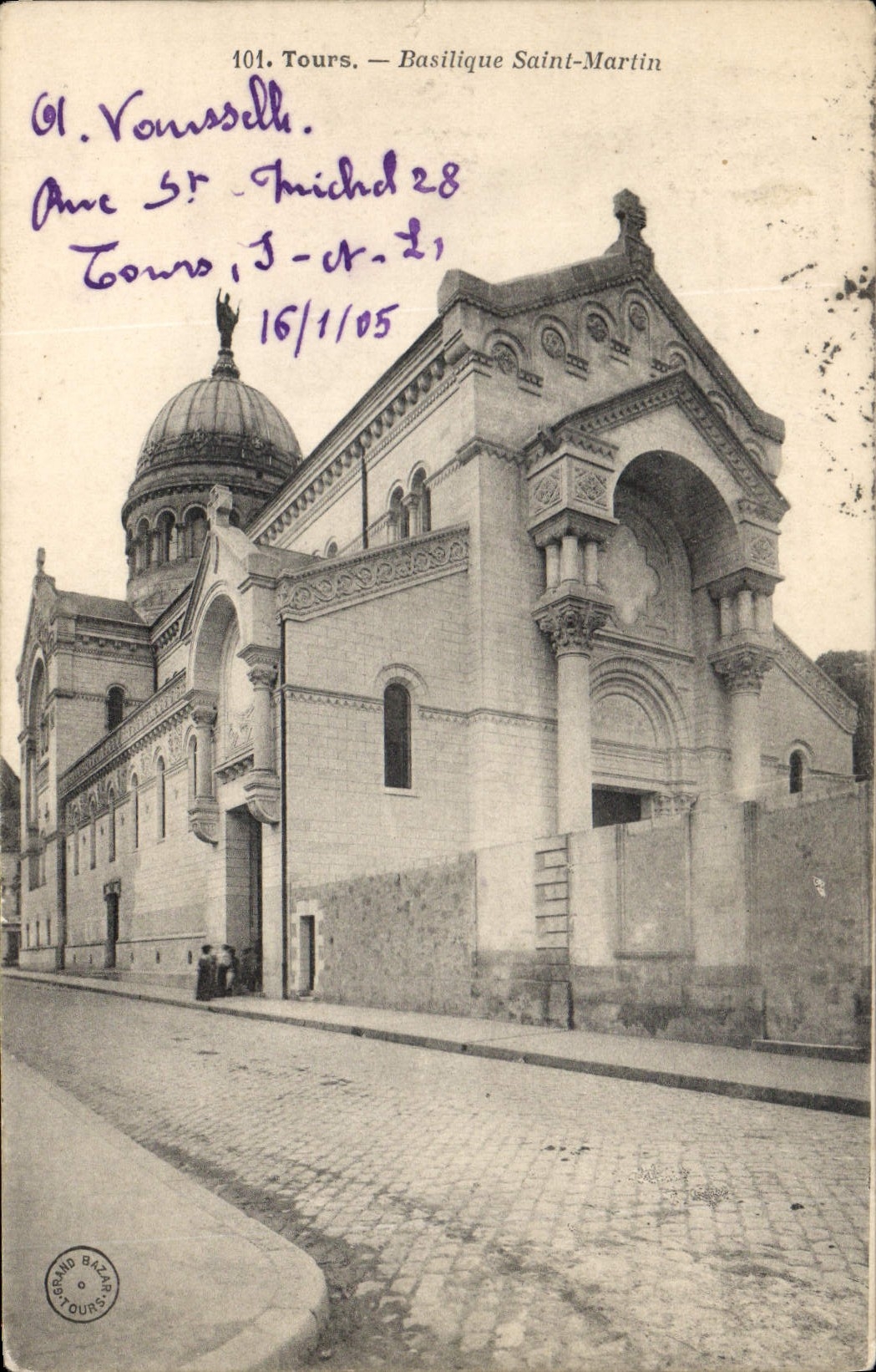 CPA Tours Basilique Saint Martin 