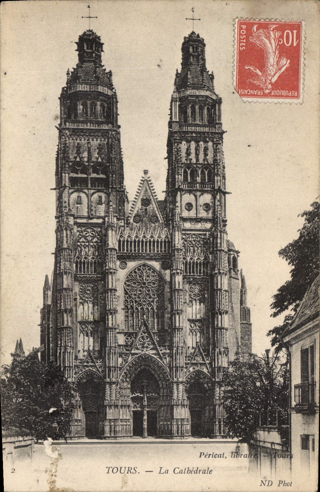 CPA Tours la Cathedrale 